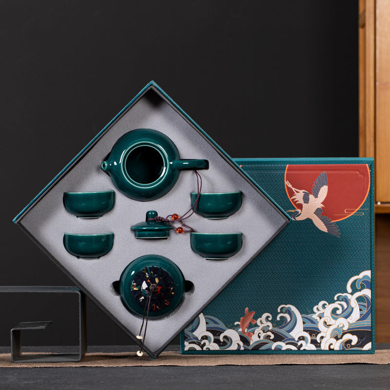 Ceramic Tea Set Gift Box