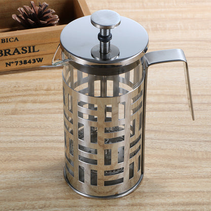 Stainless Steel French Press Coffee Maker with Filter Cup