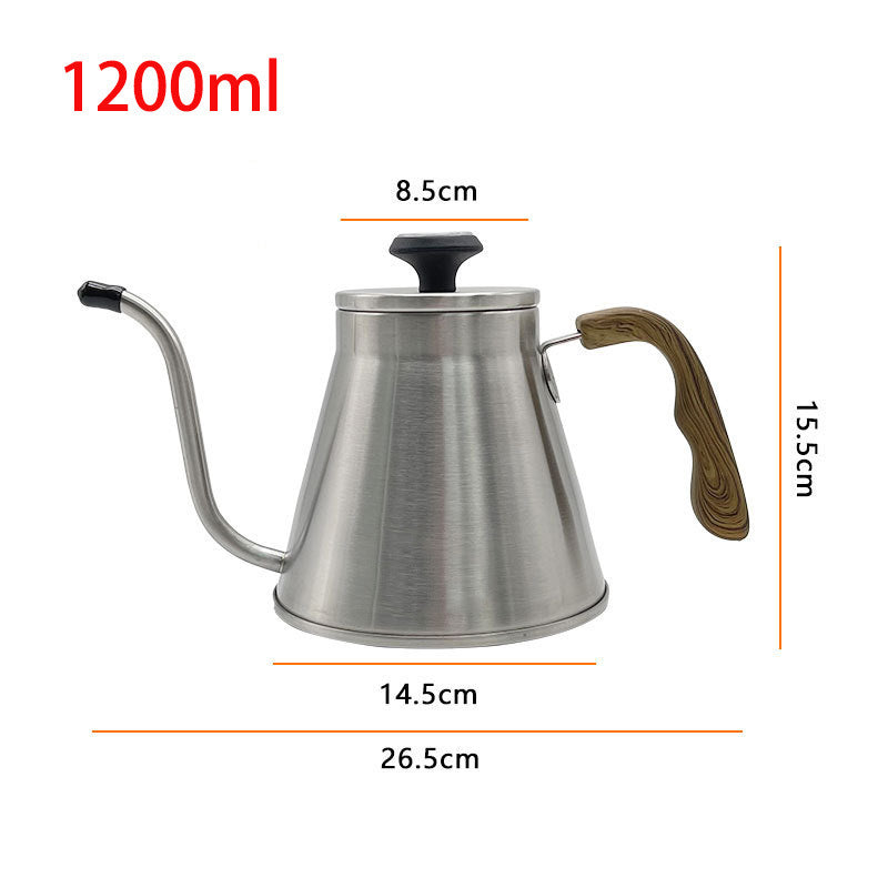 Pour over Gooseneck Kettle 304 Stainless Steel with Thermometer
