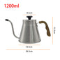 Pour over Gooseneck Kettle 304 Stainless Steel with Thermometer