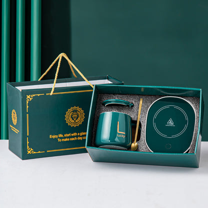 Constant Temperature Ceramic Cup Set Gift Box