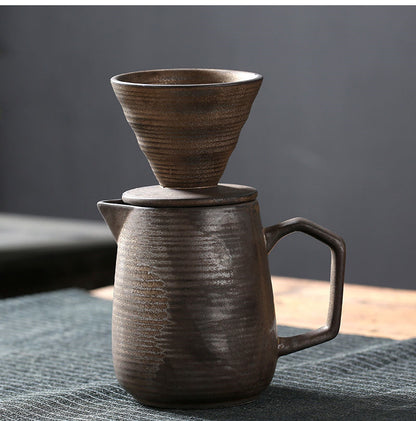 Kiln Change Coffee Filter Set with Ceramic Gilt Separator for Perfect Brew