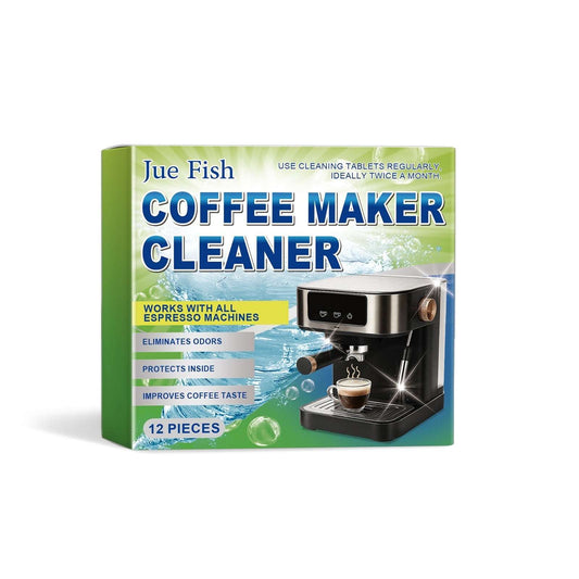 Universal Coffee Machine Descaling & Cleaning Tablets (12-Pack)