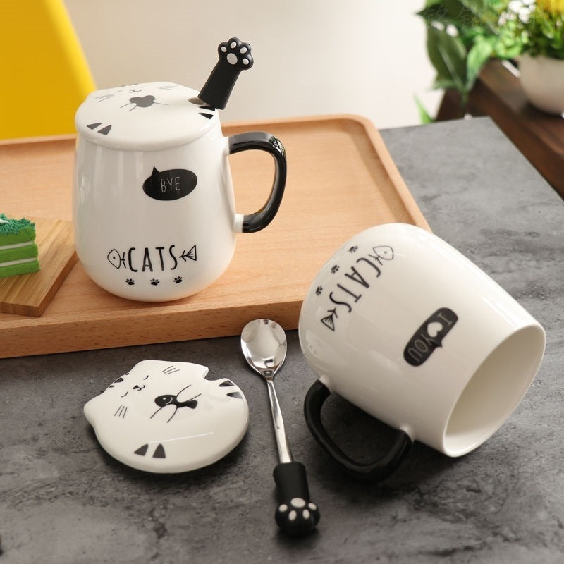 Cat Lover Gift Box Ceramic Mug - Perfect Gift for Cat Enthusiasts