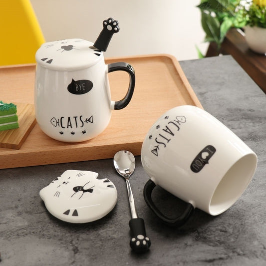 Cat Lover Gift Box Ceramic Mug - Perfect Gift for Cat Enthusiasts