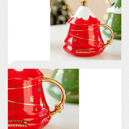 Cute Girl's Heart Mug With Lid Household Cup