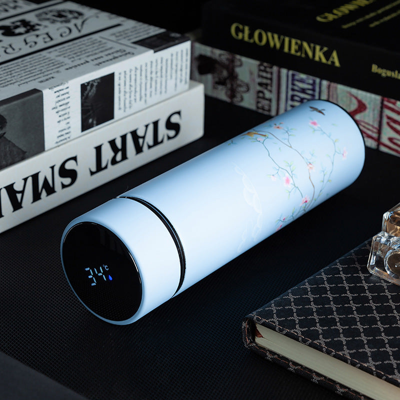 Vacuum Flask Temp Display - Sensible Warm Water Cup