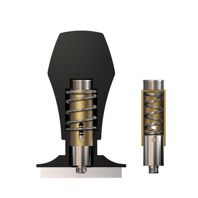 espresso tamper, 58mm tamper, flat tamper, coffee press, barista tool, home espresso, coffee tamping, spring loaded tamper