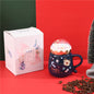 New Christmas Gift Ceramic Mug With Lid