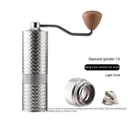 Premium Manual Coffee Grinder - Diamond Series for Exceptional Flavor