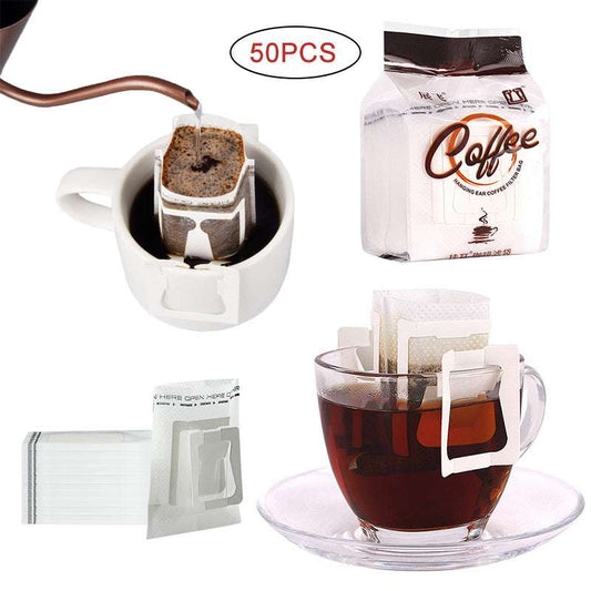 Material Coffee Filter Paper Food Grade Filter Bag Hanging Ear Coffee Bag