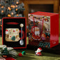 Good-looking Ceramic With Cover Spoon Hand Gift Couple Coffee Cup