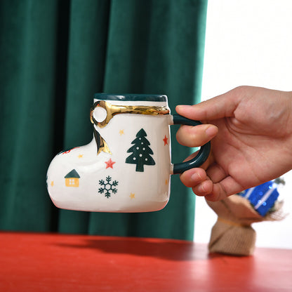 Ceramic Milk Mug With Lid