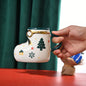 Ceramic Milk Mug With Lid