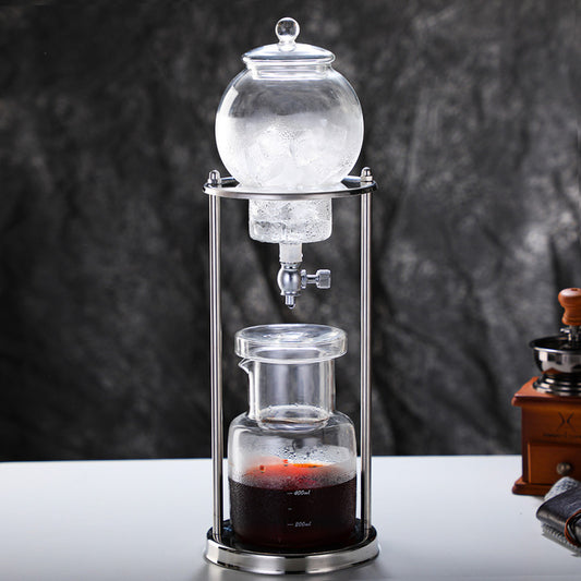 Iced Drip Jug Cold Drink Tea Cold Brewed Coffee Stainless Steel Bracket