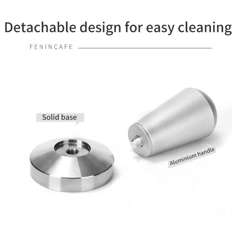 Fenincafe Stainless Steel Coffee Tamper for Perfect Espresso Extraction